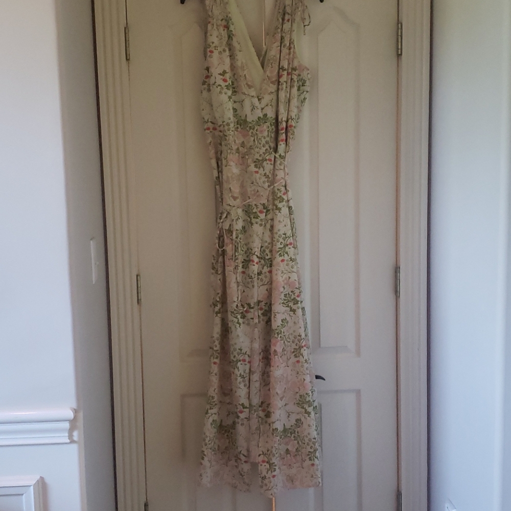 Eva Mendes wrap maxi dress size XL